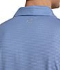 Color:Coronet Blue - Image 3 - Performance Stretch Driver Getting Ziggy With It Short Sleeve Polo Shirt