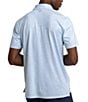 Color:Wake Blue - Image 2 - Family Matching Performance Stretch Driver That Floral Feeling Printed Short Sleeve Polo Shirt
