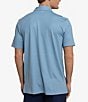 Color:Clearwater Blue - Image 2 - Performance Stretch Driver Vacation Views Printed Short Sleeve Polo Shirt