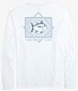 Color:Classic White - Image 1 - Performance Stretch Geometric Stripe Long Sleeve T-Shirt
