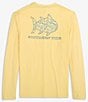Color:Golden Haze Yellow - Image 1 - Performance Stretch Sharks And Skipjacks Long Sleeve T-Shirt