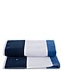 Color:Cobalt - Image 2 - Performance Stripe Bath Towel