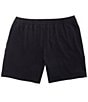 Color:Caviar Black - Image 1 - Rip Channel Performance Stretch 6#double; Inseam Shorts