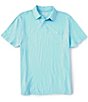 Color:Wake Blue - Image 1 - Sun Farer Short-Sleeve Polo Shirt