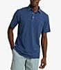 Color:Aged Denim - Image 1 - Seaport Short Sleeve Polo Shirt