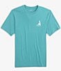 Color:Ocean Aqua - Image 2 - Set Sail Tri Short Sleeve T-Shirt