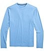 Southern Tide Skiff Dockview Performance Stretch Long Sleeve T-Shirt, Color:Ocean Channel - Image 2