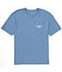 Color:Coronet Blue - Image 2 - Skipjack Beach Surf Club Short Sleeve T-Shirt