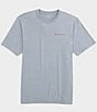 Color:Heather Platinum Grey - Image 2 - Skipjack Buoys Club Heather Short Sleeve T-Shirt