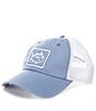 Color:Subdued Blue - Image 1 - Skipjack Fly Patch Sun Farer Trucker Hat