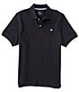 Color:Black - Image 1 - Skipjack Short Sleeve Polo Shirt