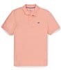 Color:Pale Rose Pink - Image 1 - Skipjack Short Sleeve Polo Shirt