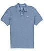 Color:Blue Haze - Image 1 - Skipjack Short Sleeve Polo Shirt