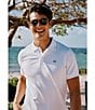 Southern Tide Skipjack Short Sleeve Polo Shirt, Color:Classic White - Image 2
