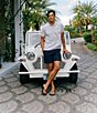 Southern Tide Skipjack Short Sleeve Polo Shirt, Color:Classic White - Image 4