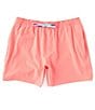 Color:Sunkist Coral - Image 1 - Solid Tonal 2.0 6#double; Inseam Swim Trunks