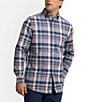 Southern Tide Southern Shores Long Sleeve Woven Shirt, Color:Dress Blue - Image 1