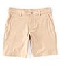 Color:Sandstone Khaki - Image 1 - T3 Flat-Front 9#double; Inseam Gulf Shorts