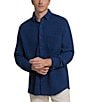 Southern Tide Waffle Weave Long Sleeve Woven Shirt - Image 1