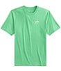 Southern Tide Windowpane Skipjack Short Sleeve Graphid T-Shirt, Color:Jade Green - Image 2