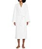Color:White - Image 1 - Spa Essentials By Sleep Sense Long Cozy Lined Waffle Terry Wrap Robe