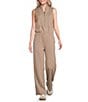 Spanx AirEssentials® Quarter Zip Sleeveless Jumpsuit - Image 1