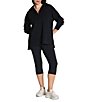 Spanx AirEssentials® Brushed Half Zip Tunic, Color:Very Black - Image 4