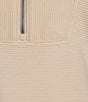 Spanx AirEssentials Half Zip Short Sleeve Rib Knit Pullover - Image 3