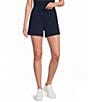SPANX AirEssentials High Rise Double Knit Drawstring Shorts - Image 1