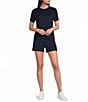 SPANX AirEssentials High Rise Double Knit Drawstring Shorts - Image 3
