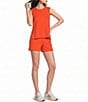 SPANX AirEssentials High Rise Double Knit Drawstring Shorts - Image 6