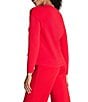 Spanx AirEssentials® Coordinating Knit Long Sleeve Side Slit Top, Color:Spanx Red - Image 2