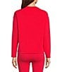 Spanx AirEssentials® Coordinating Knit Long Sleeve Side Slit Top, Color:Spanx Red - Image 5