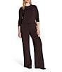 Spanx AirEssentials® Coordinating Knit Long Sleeve Side Slit Top, Color:Truffle Brown - Image 3