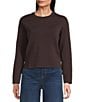 Spanx AirEssentials® Coordinating Knit Long Sleeve Side Slit Top, Color:Truffle Brown - Image 4