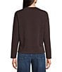 Spanx AirEssentials® Coordinating Knit Long Sleeve Side Slit Top, Color:Truffle Brown - Image 5