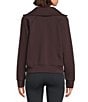 Spanx AirEssentials® Coordinating Long Sleeve Half Zip Jacket, Color:Truffle Brown - Image 5