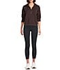 Spanx AirEssentials® Coordinating Long Sleeve Half Zip Jacket, Color:Truffle Brown - Image 6