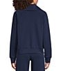 Spanx AirEssentials® Coordinating Long Sleeve Half Zip Jacket, Color:Timeless Navy - Image 2