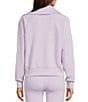 Spanx AirEssentials® Coordinating Long Sleeve Half Zip Jacket, Color:Verbena - Image 3