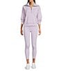 Spanx AirEssentials® Coordinating Long Sleeve Half Zip Jacket, Color:Verbena - Image 4