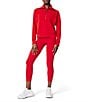 Spanx AirEssentials® Coordinating Long Sleeve Half Zip Jacket, Color:Spanx Red - Image 3