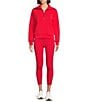 Spanx AirEssentials® Coordinating Long Sleeve Half Zip Jacket, Color:Spanx Red - Image 8