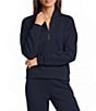 SPANX AirEssentials Shawl Collar Half Zip Long Sleeve Coordinating Knit Jacket - Image 4
