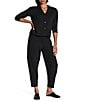 Spanx AirEssentials®Coordinating V-Neckline Long Sleeve Button Front Cardigan, Color:Very Black - Image 3