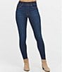 Color:Midnight Shade - Image 1 - Ankle Length Skinny Jeans