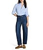 Spanx Authentic Denim Barrel Leg Jeans, Color:Percy Wash - Image 3