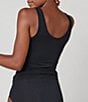 Color:Very Black - Image 2 - Better Base Scoop Neck Eco-Conscious Tank