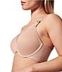 Color:Toasted Oatmeal - Image 3 - Bra-llelujah!® Adjustable Full Coverage Front Closure T-Shirt Bra