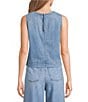 Spanx SPANX® Crew Neck Sleeveless Woven Top - Image 2